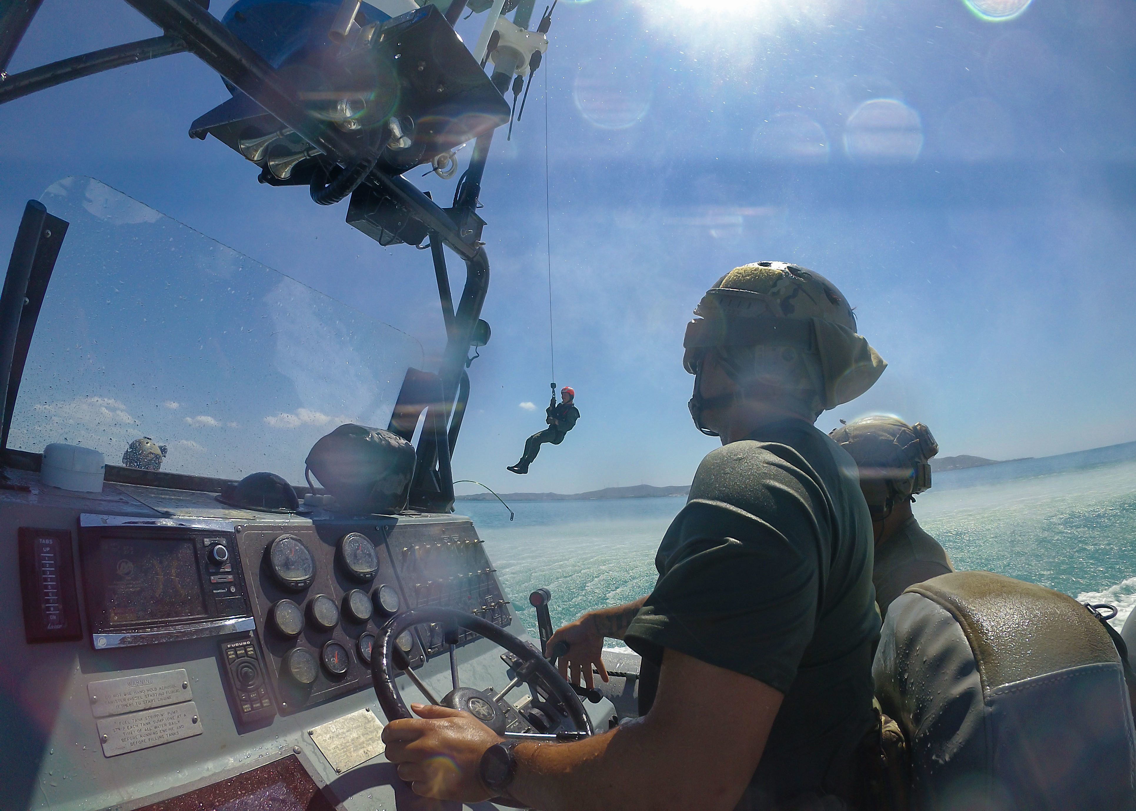 Willard Marine vessel providing on-water support